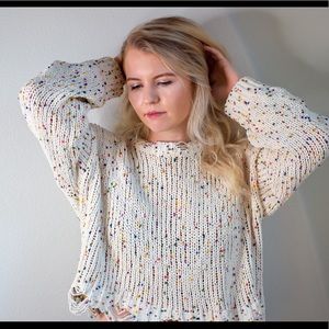 Destroyed Birthday Cake Knit